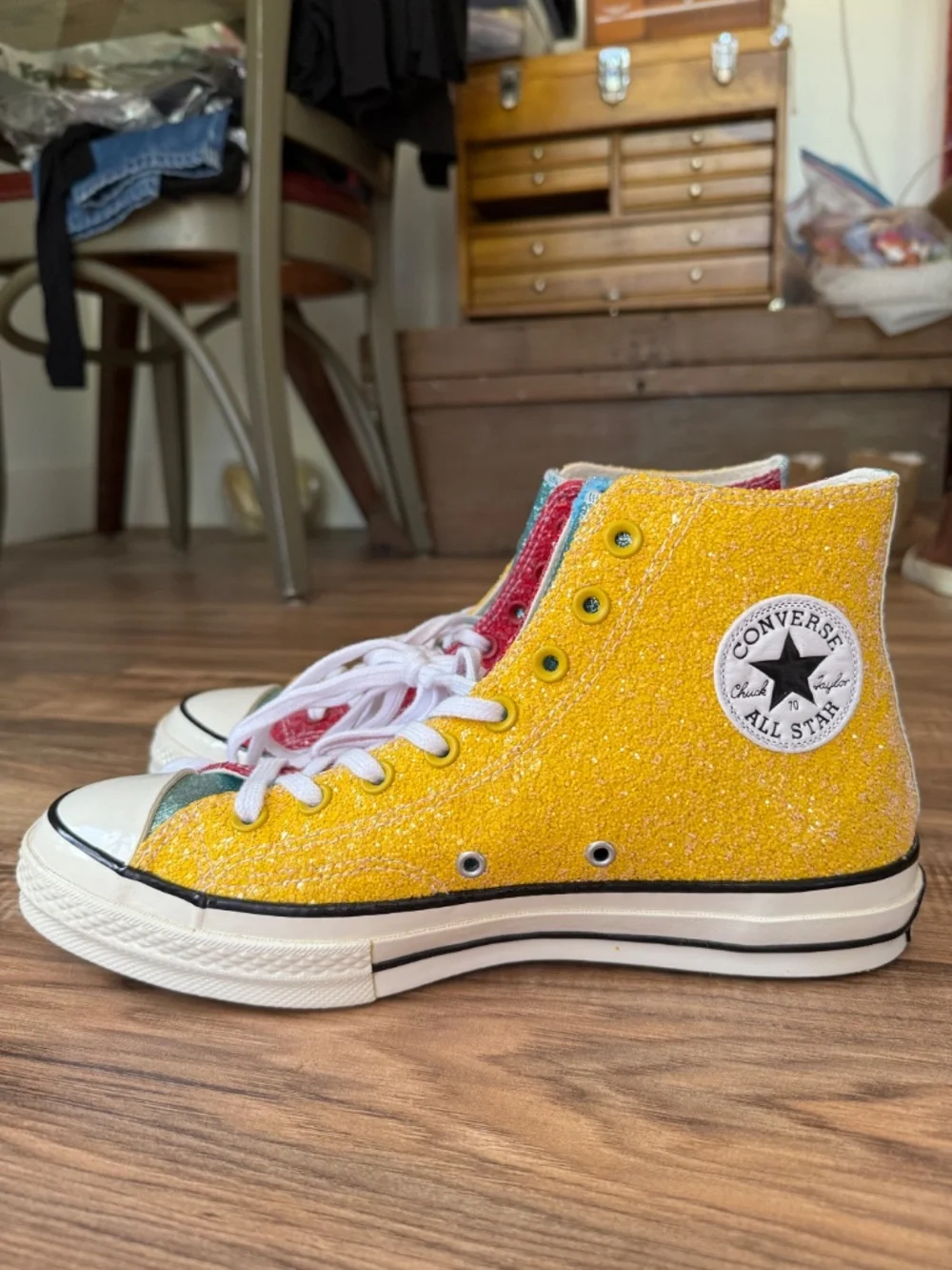 Converse X JW Anderson Glitter Pack Chuck Taylor 70 High Top